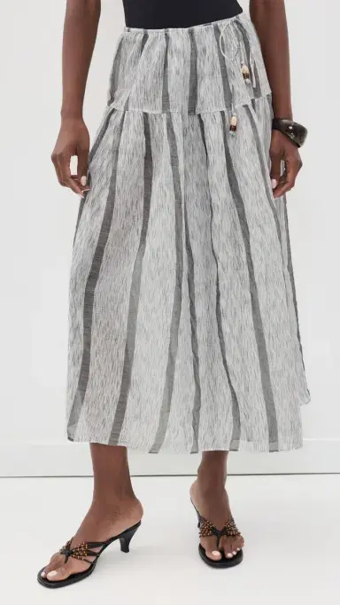 Ulla Johnson Almia Coverup Wrap Skirt alt tone | Thumbnail 2