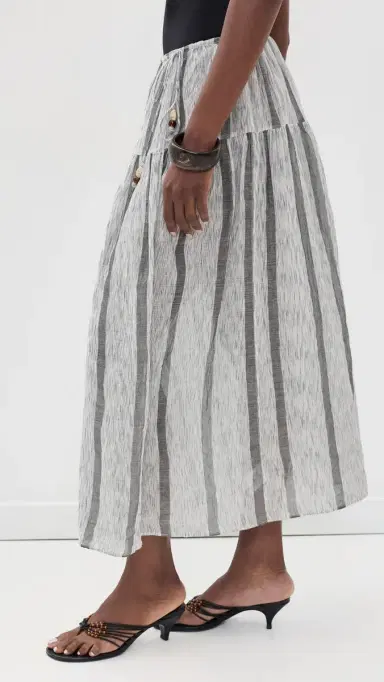 Ulla Johnson Almia Coverup Wrap Skirt alt tone | Thumbnail 4