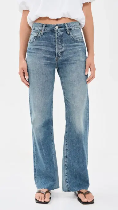 Moussy Vintage Asheville Remake Flare Jeans | Thumbnail 2