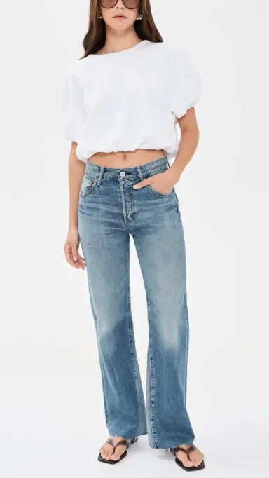 Moussy Vintage Asheville Remake Flare Jeans | Thumbnail 5