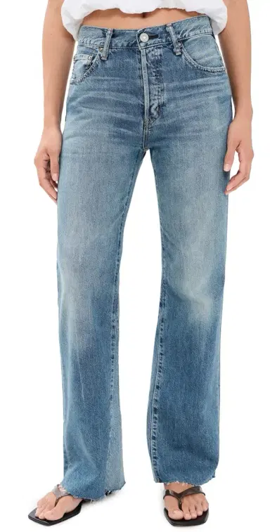Moussy Vintage Asheville Remake Flare Jeans | Thumbnail 1