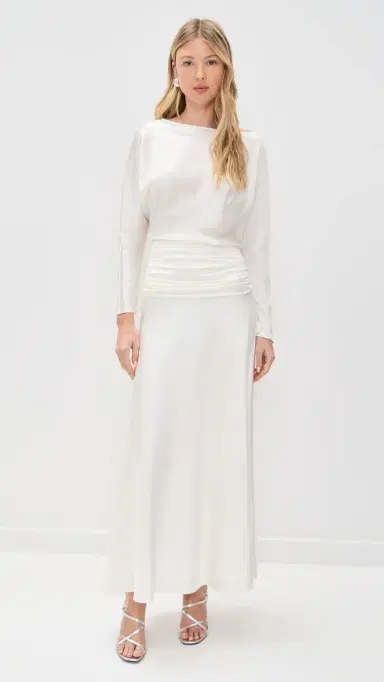 Staud Freda Silk Dress | Thumbnail 2 Staud Freda Silk Dress | Thumbnail 2