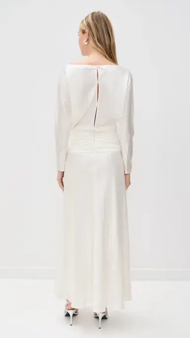 Staud Freda Silk Dress | Thumbnail 3 Staud Freda Silk Dress | Thumbnail 3