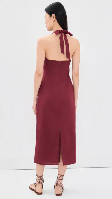 The Wolf Gang Lera Midi Dress agenta | Thumbnail 3