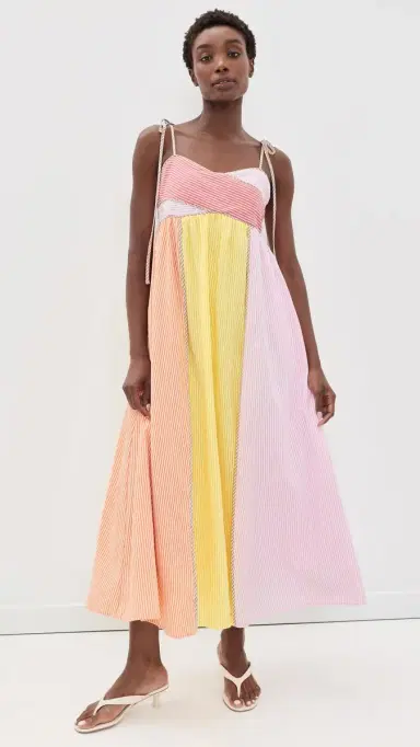 English Factory Striped Maxi Dress ulti | Thumbnail 2 English Factory Striped Maxi Dress ulti | Thumbnail 2