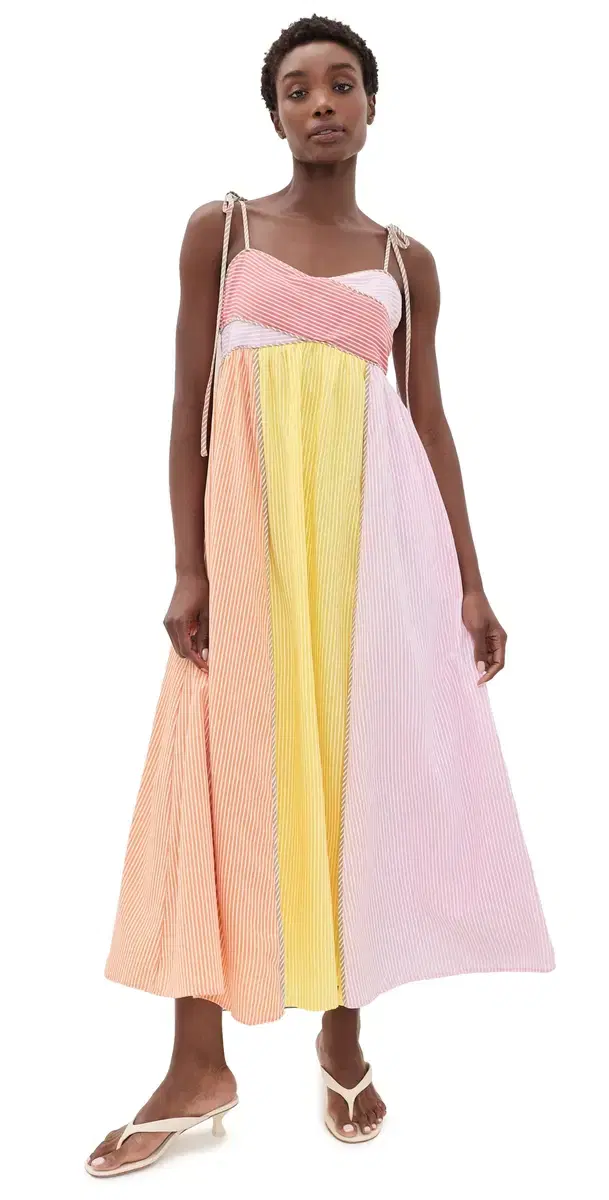 English Factory Striped Maxi Dress ulti