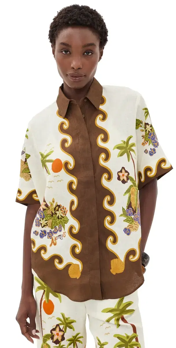 ALÉMAIS Island Cove Shirt Cream