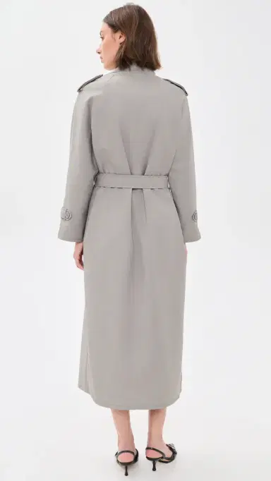 LIONESS Penny Trench Coat Ash S | Thumbnail 3