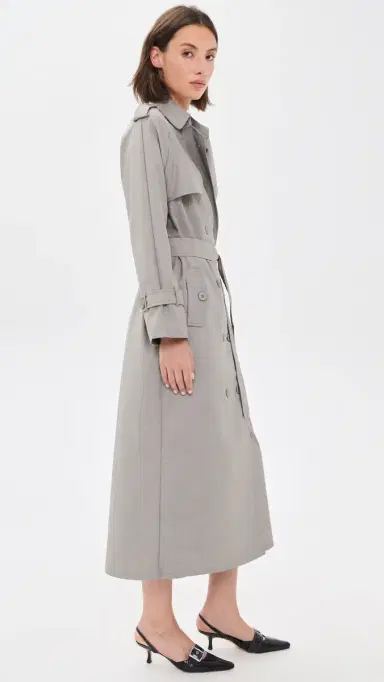 LIONESS Penny Trench Coat Ash S | Thumbnail 4