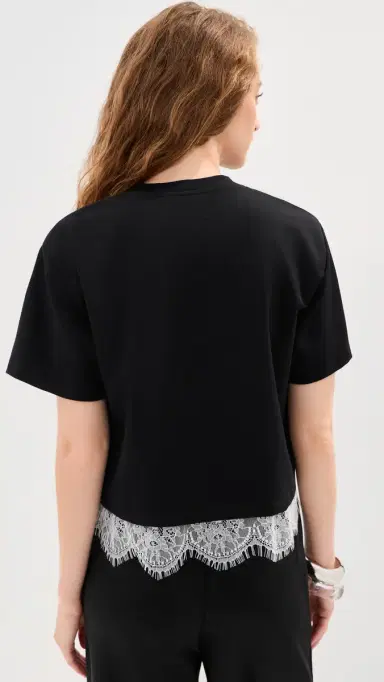 LE BOP Lace Hazel Cropped Tee | Thumbnail 4