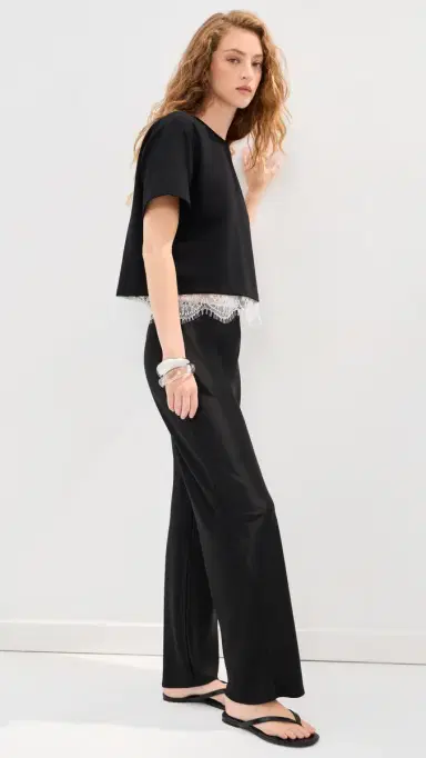 LE BOP Lace Hazel Cropped Tee | Thumbnail 5