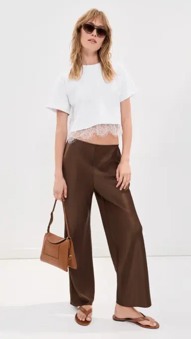LE BOP Lace Hazel Cropped Tee | Thumbnail 5