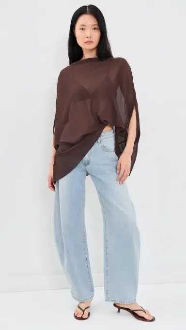 LIONESS Aura Poncho Chocolate | Thumbnail 2