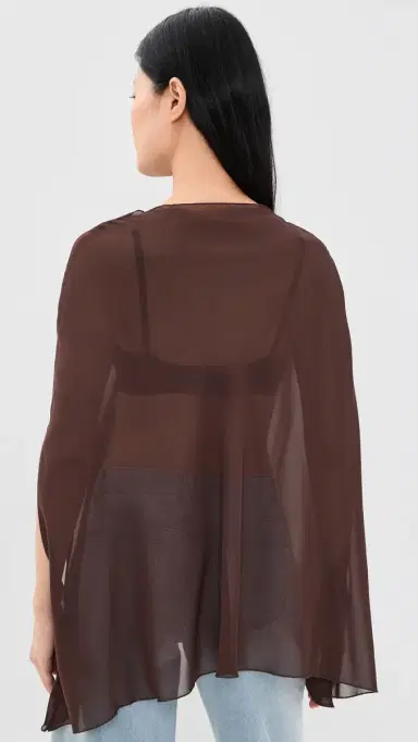 LIONESS Aura Poncho Chocolate | Thumbnail 4