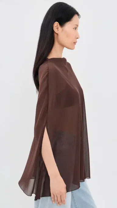 LIONESS Aura Poncho Chocolate | Thumbnail 5