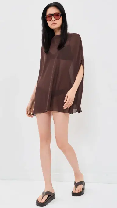 LIONESS Aura Poncho Chocolate | Thumbnail 6