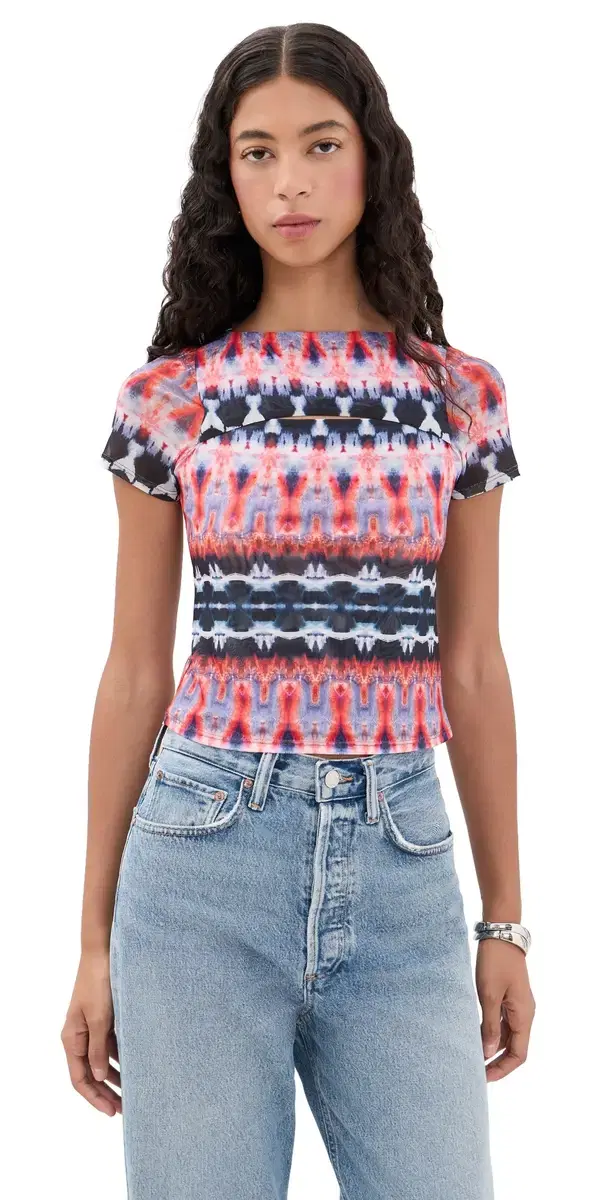 MISA Rowan Top Fragmented Stripe s