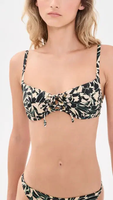 Ulla Johnson Noa Front Tie Bikini Top | Thumbnail 2 Ulla Johnson Noa Front Tie Bikini Top | Thumbnail 2