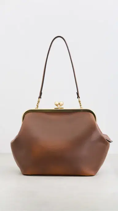 Coach Loved Leather Kiss-Lock Frame Bag 27 | Thumbnail 2 Coach Loved Leather Kiss-Lock Frame Bag 27 | Thumbnail 2