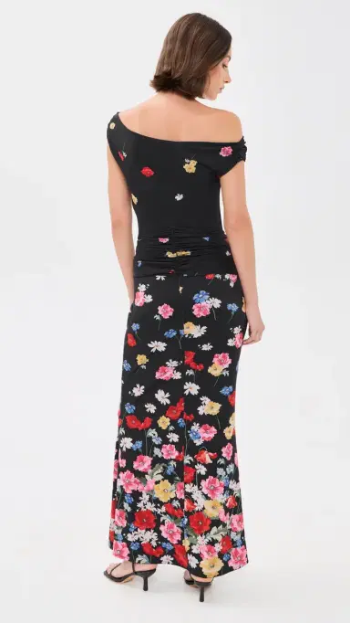 Show Me Your Mumu Winona Wrap Maxi Dress Falling Floral | Thumbnail 3