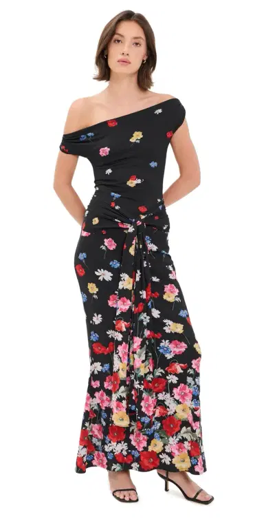 Show Me Your Mumu Winona Wrap Maxi Dress Falling Floral | Thumbnail 1