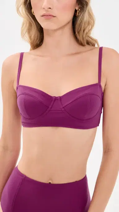 Ulla Johnson Zahara Bra Cup Bikini Top lum | Thumbnail 2