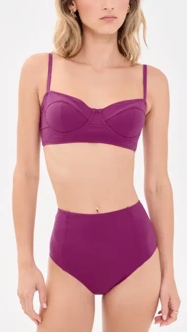Ulla Johnson Zahara Bra Cup Bikini Top lum | Thumbnail 5