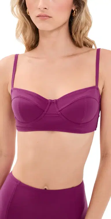 Ulla Johnson Zahara Bra Cup Bikini Top lum | Thumbnail 1