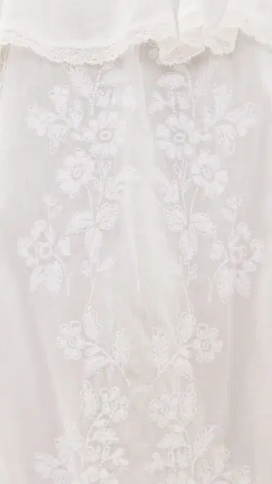 Show Me Your Mumu eadow Mini Dress Cream Voile Trim | Thumbnail 6