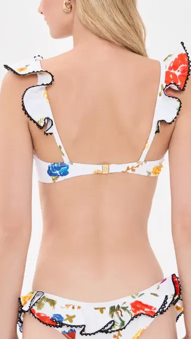 CAROLINE CONSTAS Anastasia Bikini Top White ulti | Thumbnail 3 CAROLINE CONSTAS Anastasia Bikini Top White ulti | Thumbnail 3