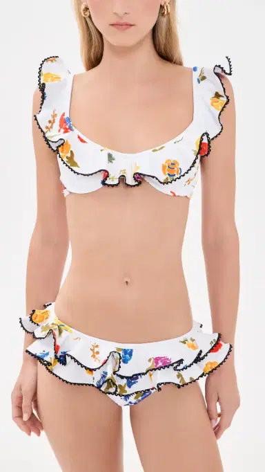 CAROLINE CONSTAS Anastasia Bikini Top White ulti | Thumbnail 5 CAROLINE CONSTAS Anastasia Bikini Top White ulti | Thumbnail 5