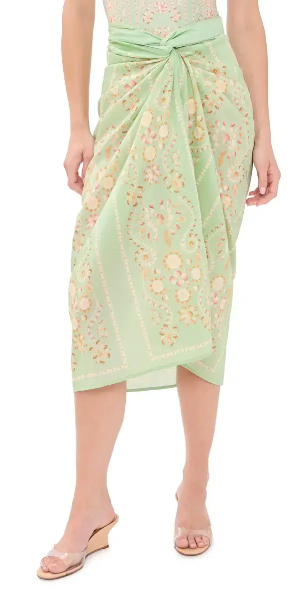 Agua by Agua Bendita Lavanda Playa Pareo Multicolor One Size