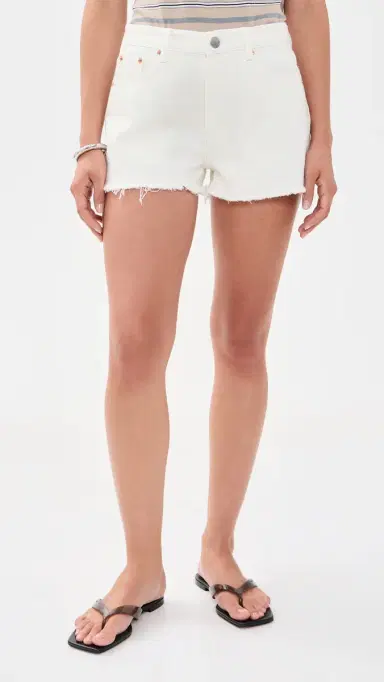 PARKE Cut Off Shorts White | Thumbnail 2 PARKE Cut Off Shorts White | Thumbnail 2