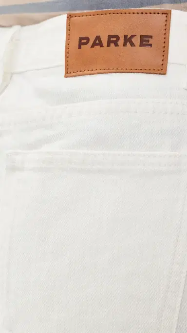 PARKE Cut Off Shorts White | Thumbnail 6 PARKE Cut Off Shorts White | Thumbnail 6