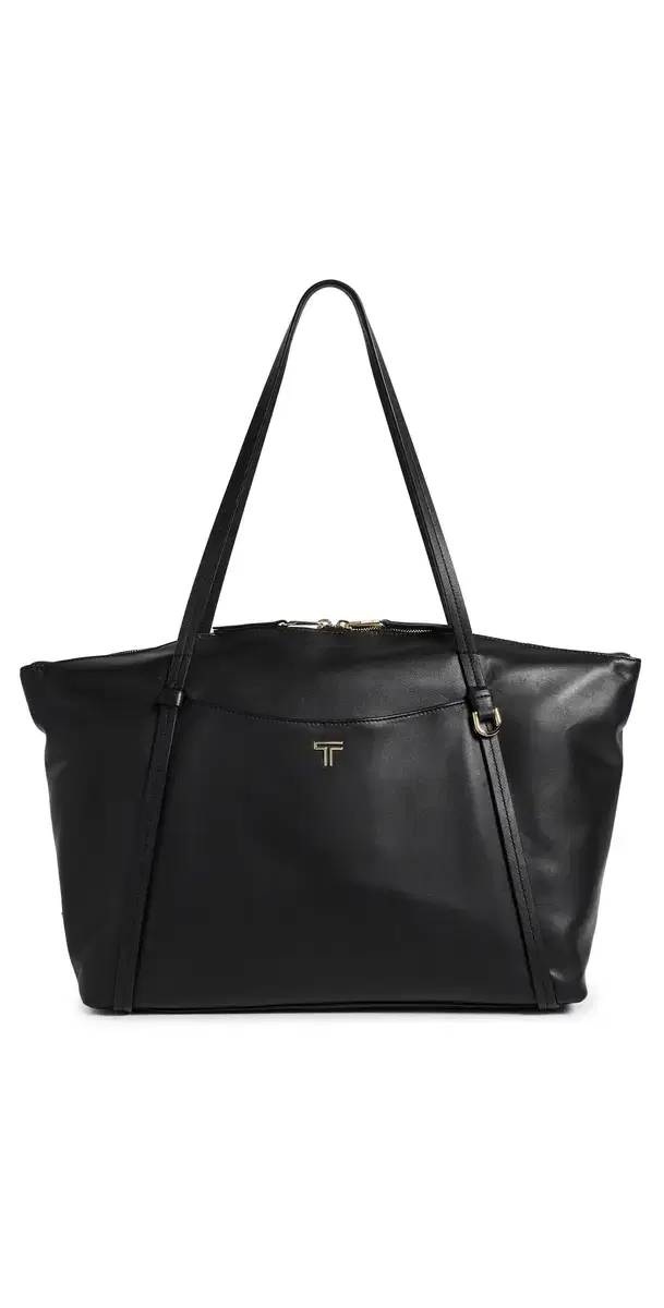 TUMI Q Tote Black/Light Gold One Size