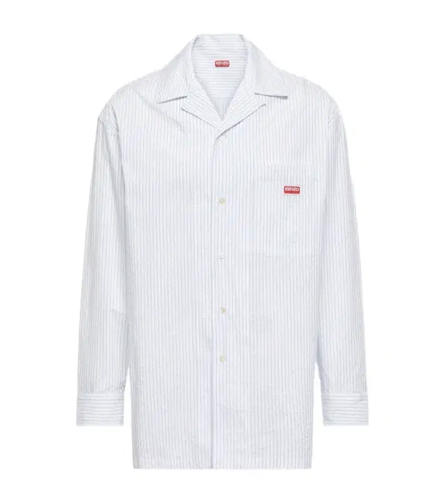 Kenzo Pinstriped cotton poplin shirt