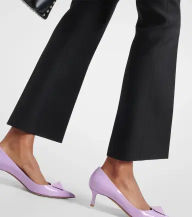 Valentino Crêpe Couture mid-rise straight pants | Thumbnail 4