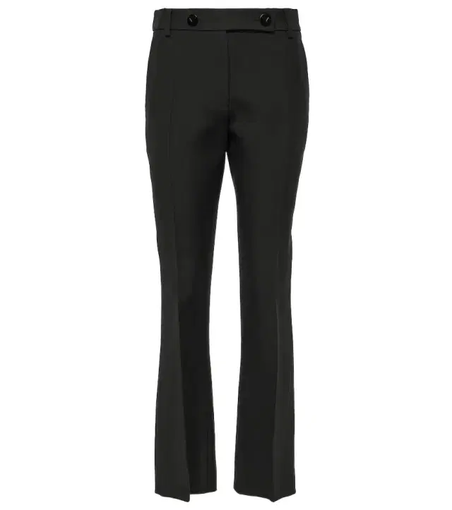 Valentino Crêpe Couture mid-rise straight pants