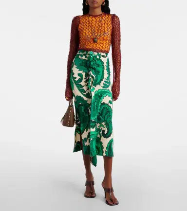 Etro Open-knit sweater and printed crop top set | Thumbnail 2