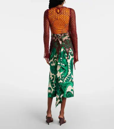 Etro Open-knit sweater and printed crop top set | Thumbnail 3
