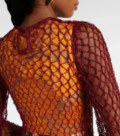 Etro Open-knit sweater and printed crop top set | Thumbnail 6