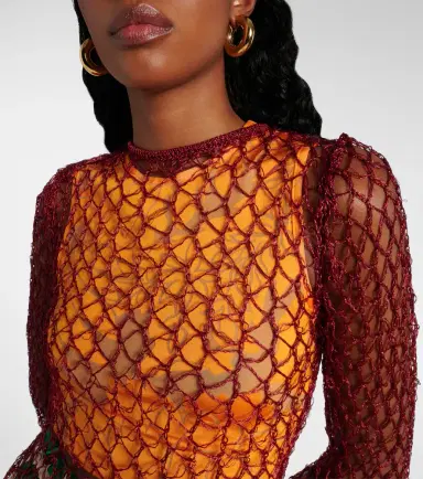 Etro Open-knit sweater and printed crop top set | Thumbnail 7