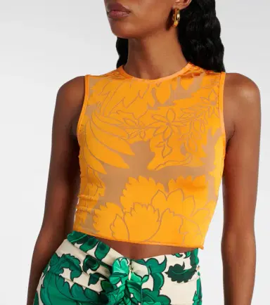 Etro Open-knit sweater and printed crop top set | Thumbnail 8