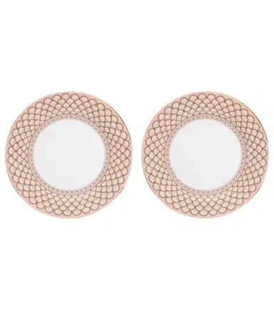 La DoubleJ Napoli Dusty Pink set of 2 dessert plates | Thumbnail 1