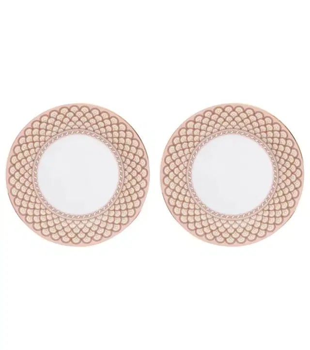 La DoubleJ Napoli Dusty Pink set of 2 dessert plates