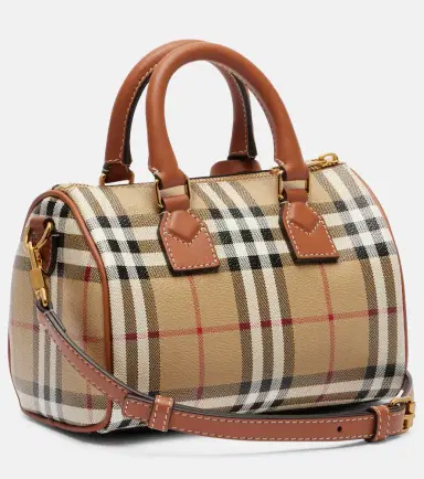 Burberry Check Mini tote bag | Thumbnail 2 Burberry Check Mini tote bag | Thumbnail 2
