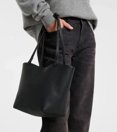 The Row Park Medium leather tote bag | Thumbnail 6