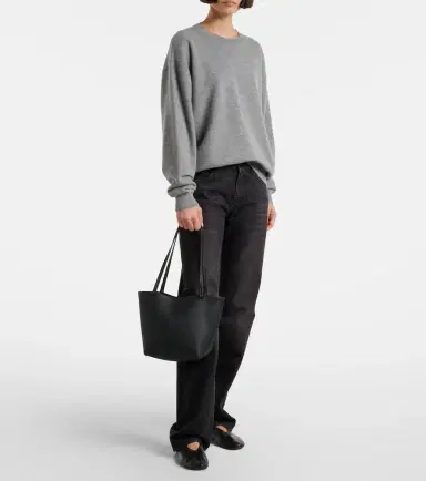 The Row Park Medium leather tote bag | Thumbnail 7