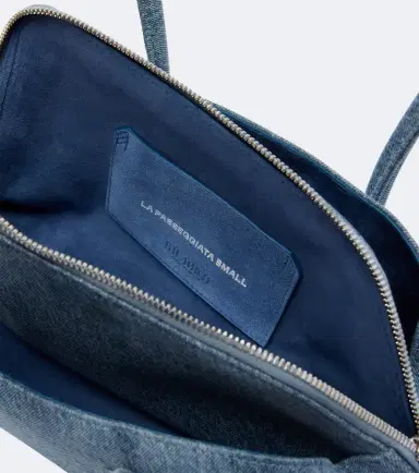 The Attico La Passeggiata Small denim shoulder bag | Thumbnail 2 The Attico La Passeggiata Small denim shoulder bag | Thumbnail 2