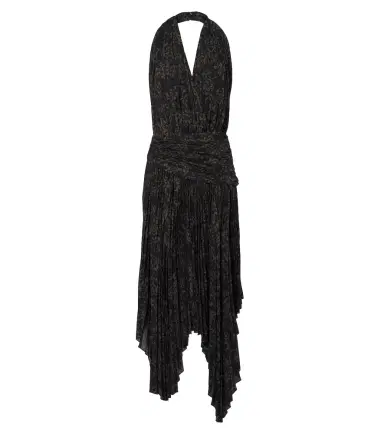 Proenza Schouler Paulina draped floral georgette midi dress | Thumbnail 1